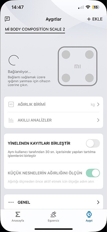Beden Renk Mi Body Composition Scale 2