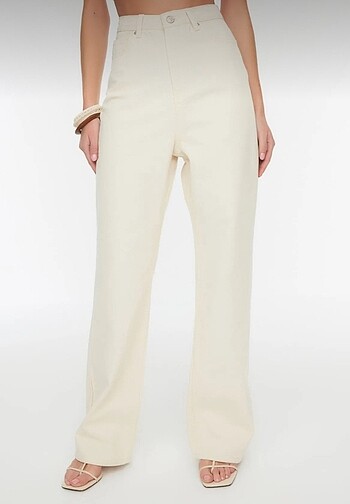 Trendyol & Milla Krem jean