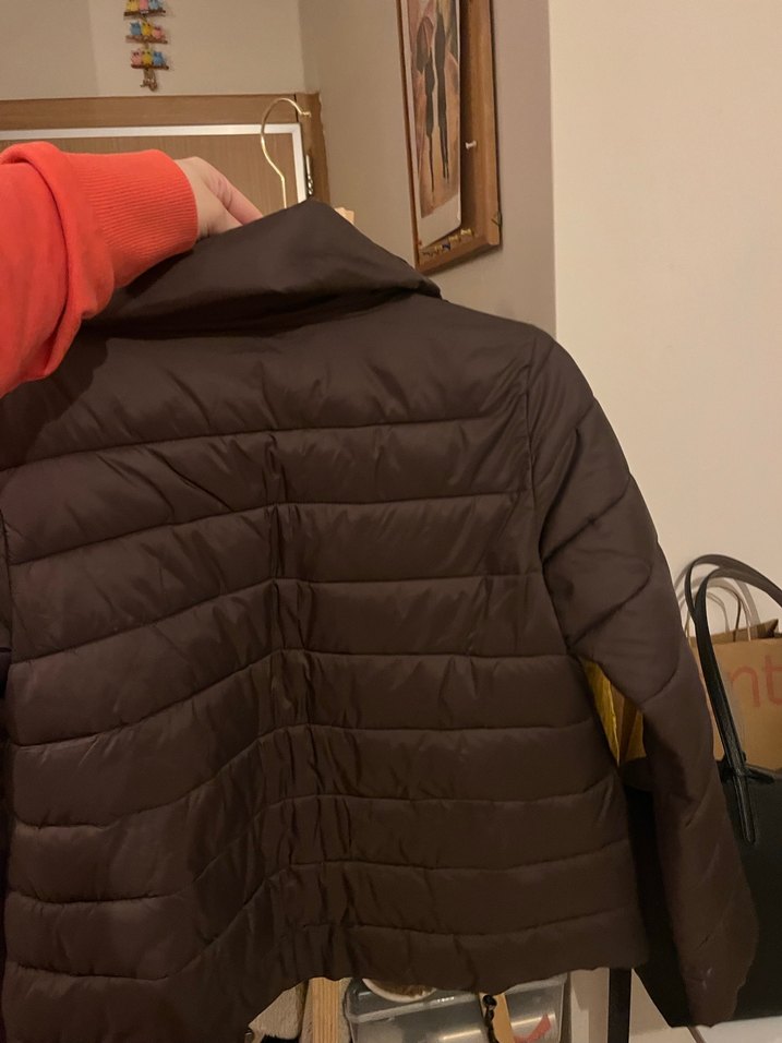 Kahverengi Kadın Midi Mont - Görsel 4