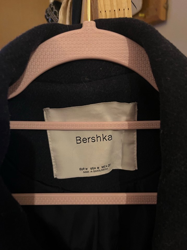 Siyah Çift Düğmeli Kaban - Görsel 5