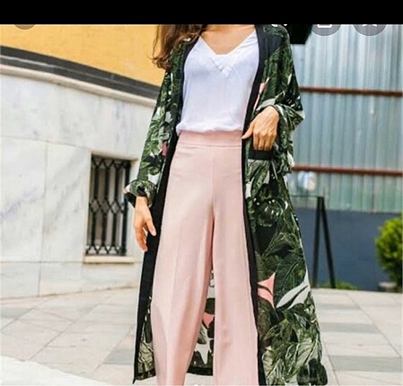 Desenli kimono