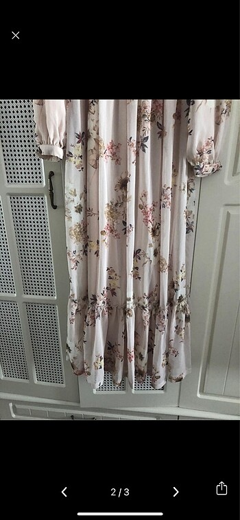 Suud Collection Çiçekli yazlık uzun elbise