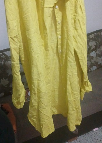 LC Waikiki Canli Sari Uzun Kollu Rahat Tunik