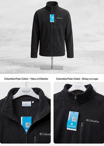 Columbia Siyah Polar Ceket