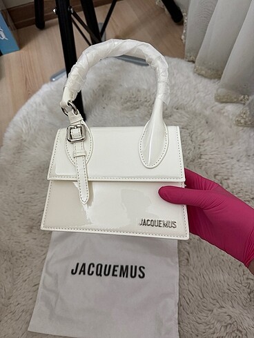 Beden beyaz Renk Beyaz Jacquemus orijinal deri