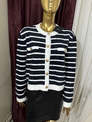 xl Beden BALMAIN KÜRK HIRKA