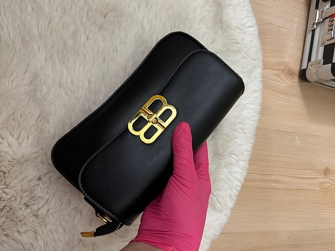 Beden siyah Renk Balenciaga deri çanta