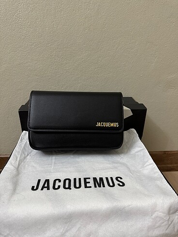 Orijinal deri jacquemus siyah