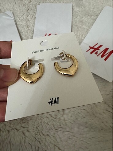 Beden altın Renk HM gold küpe