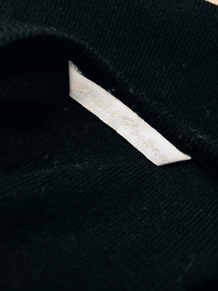 Siyah Kolsuz triko - Görsel 4