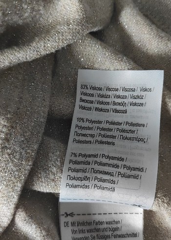 Bej V Yakalı Kadın Salaş Kazak - Görsel 6