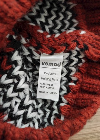 Kırmızı lErkek Çocuk Örgü Bere - Görsel 4