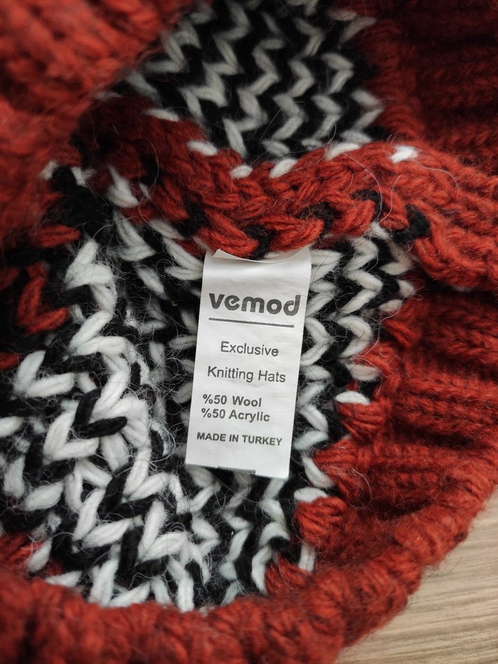 Kırmızı lErkek Çocuk Örgü Bere - Görsel 4