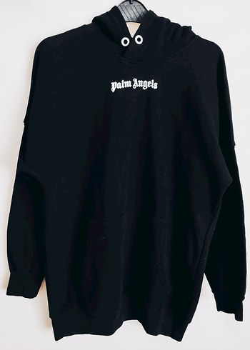 Palm Angels Siyah Kapüşonlu Erkek Sweatshirt - Görsel 3