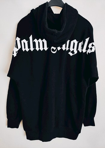 Palm Angels Siyah Kapüşonlu Erkek Sweatshirt - Görsel 2