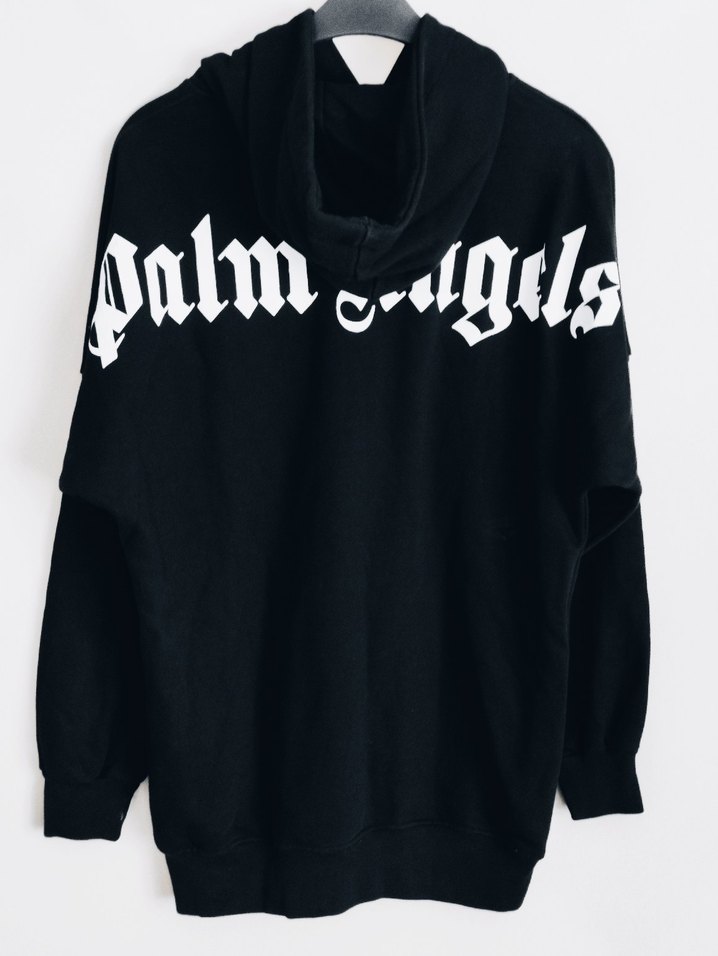 Palm Angels Siyah Kapüşonlu Erkek Sweatshirt - Görsel 4