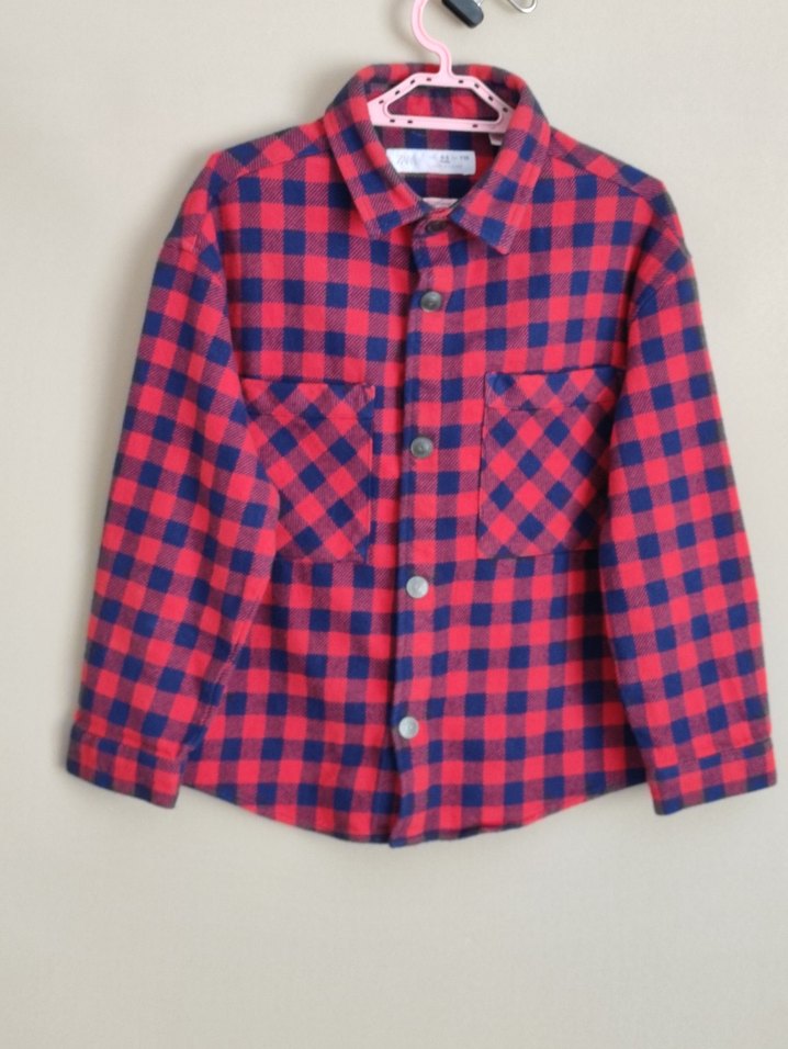 Renkli Kareli Erkek Çocuk Gömlek - Görsel 3