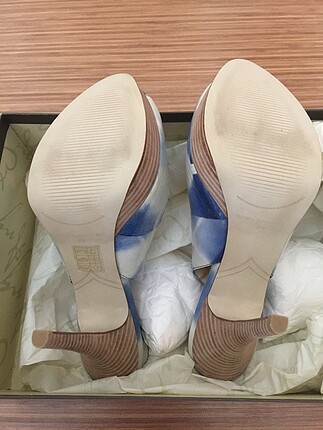 38 Beden mavi Renk Enzo Angiolini rugan ayakkabı