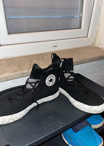 Converse Siyah Yuksek Bilekli Sneaker