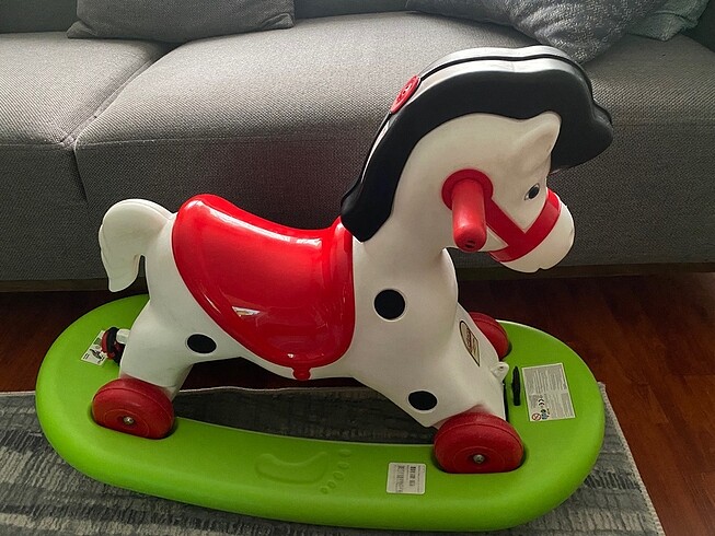 Fisher Price Pilsan tekerlekli at