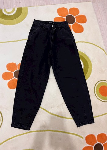 LC Waikiki Siyah Yuksek Bel Rahat Kesim Pantolon