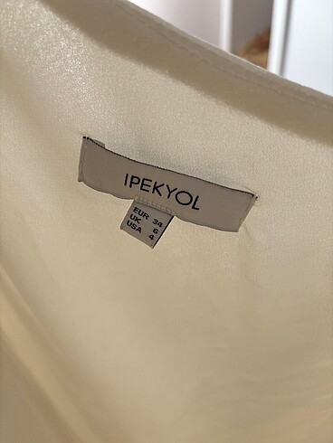 m Beden beyaz Renk İpekyol bluz