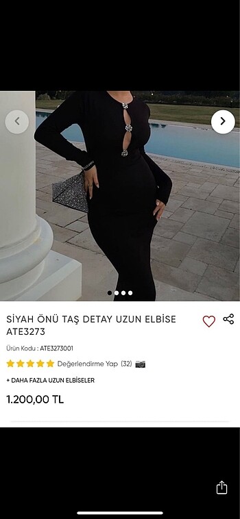 Zara eyyo taşlı elbise
