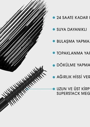 MAC Stack Siyah Maskara - Görsel 6