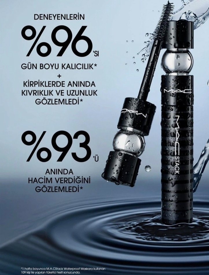 MAC Stack Siyah Maskara - Görsel 4