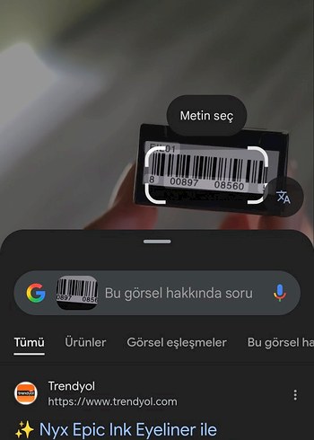 NYX Siyah İnce Uçlu Eyeliner - Görsel 2