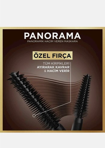 PANORAMA Panoramik Hacim Veren Maskara - Görsel 3