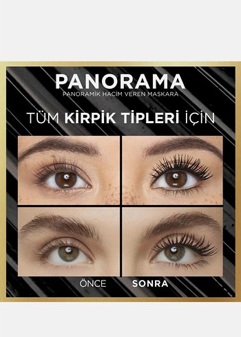 PANORAMA Panoramik Hacim Veren Maskara - Görsel 2