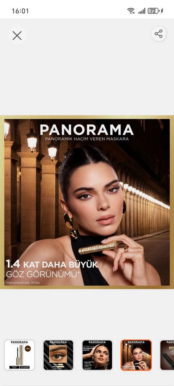 PANORAMA Panoramik Hacim Veren Maskara - Görsel 4