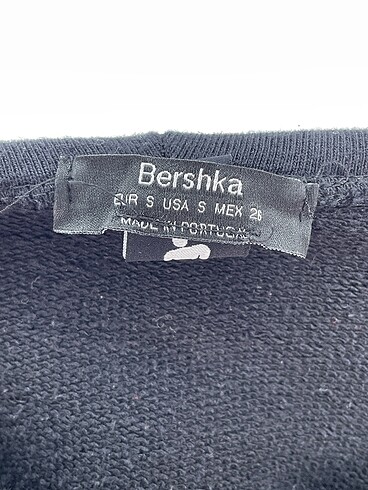s Beden siyah Renk Bershka Sweatshirt %70 İndirimli.