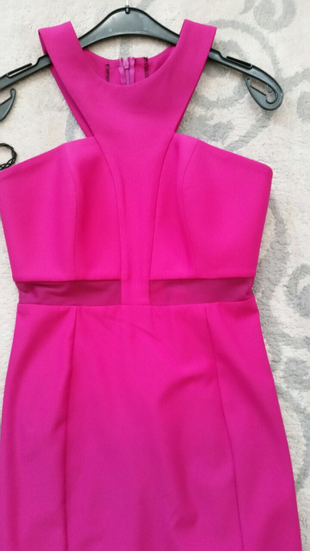 Abiye Fuşya pembe abiye
