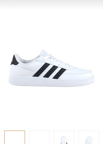 Beyaz Siyah Çizgili Kadın Spor Ayakkabı adidasbreaknet 2.0K 2.0