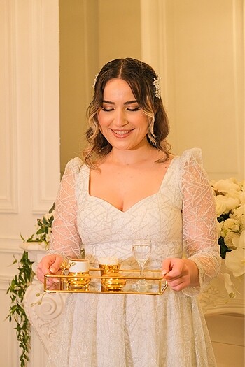 xl Beden SİMLİ SÖZ NİŞAN ELBİSESİ