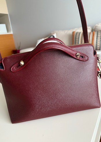 Beymen Bordo Deri Kadın Çanta - Görsel 2