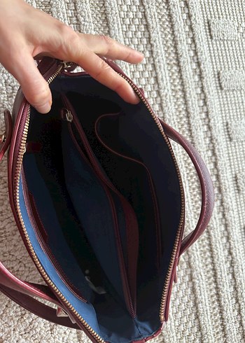 Beymen Bordo Deri Kadın Çanta - Görsel 5