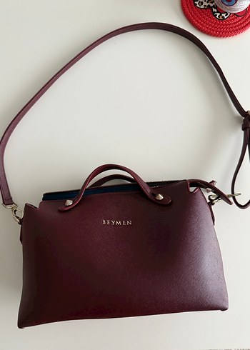 Beymen Bordo Deri Kadın Çanta - Görsel 3