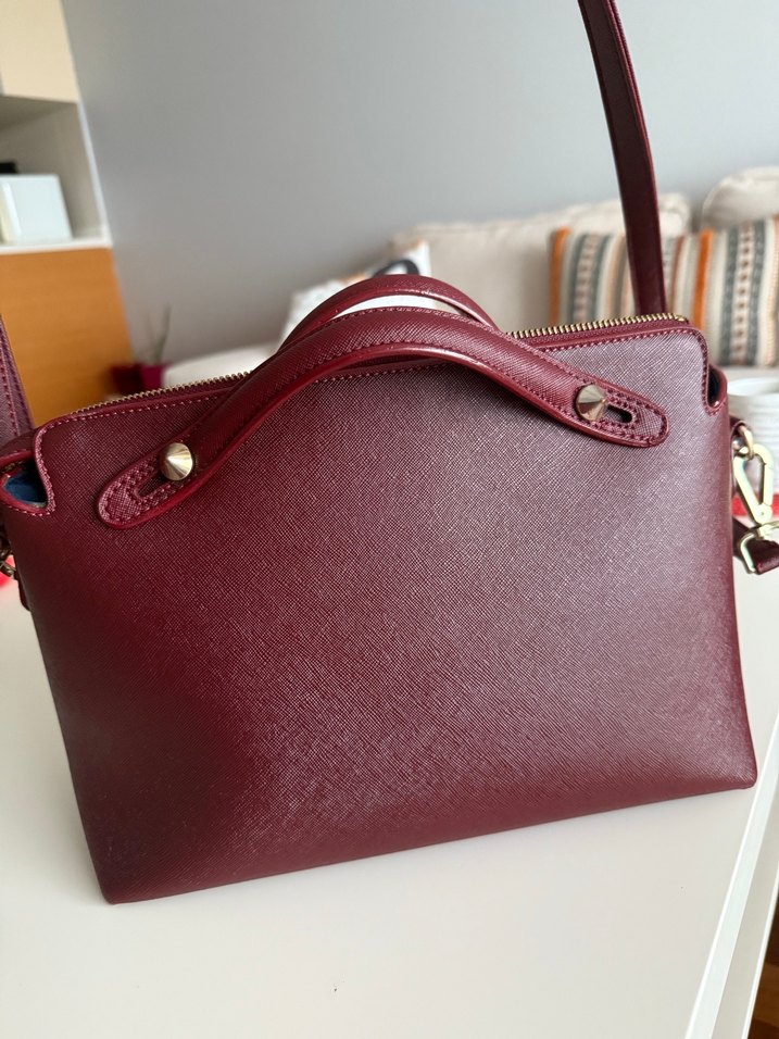 Beymen Bordo Deri Kadın Çanta - Görsel 2