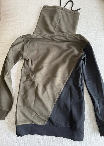 Hummel Kadın Gri Uzun Kollu yüksek yakalı Sweatshirt - Görsel 2