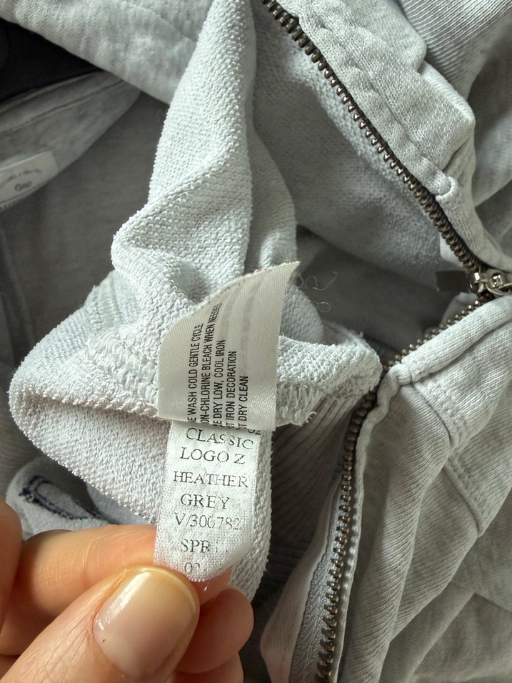 Gri Fermuarlı Kadın Sweatshirt - Görsel 4