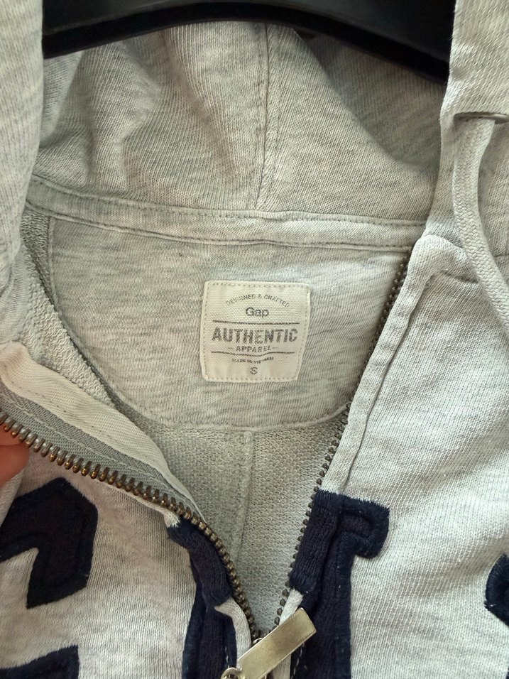 Gri Fermuarlı Kadın Sweatshirt - Görsel 3