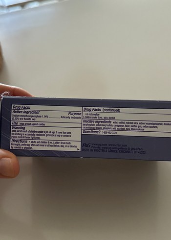 Crest 3D White Derin Leke Temizleyici Diş Macunu 59g - Görsel 2