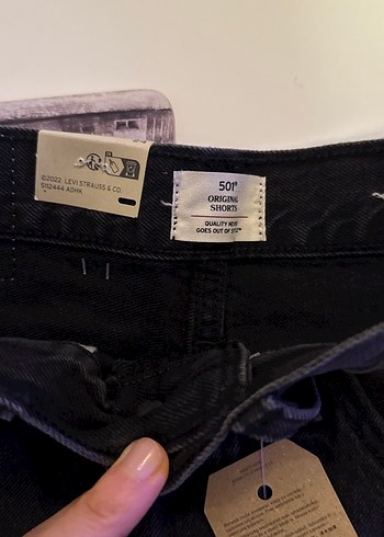 Levi's 501 Mini Denim Şort - Görsel 3