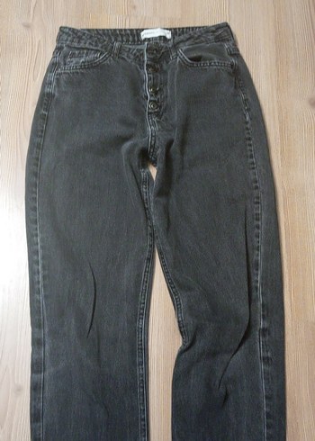 Koton Gri Kadın Denim Salaş Jean Pantolon