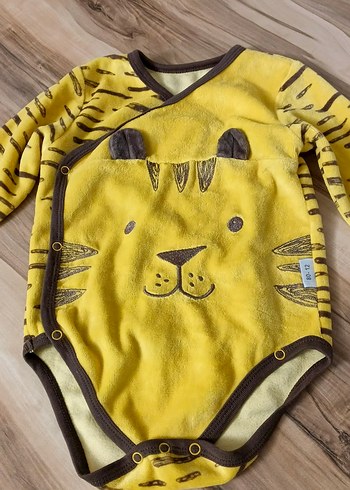 Sarı Zebra Desenli Bebek Body - Görsel 7