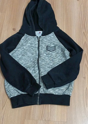 Erkek Çocuk Kapüşonlu Fermuarlı Sweatshirt - Görsel 2