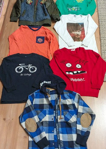 Kırmızı Bisiklet Baskılı Erkek Sweatshirt - Görsel 2